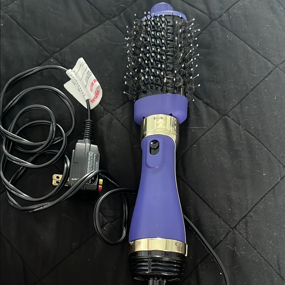 Hot tools collapsible Purple Hair Styling Brush